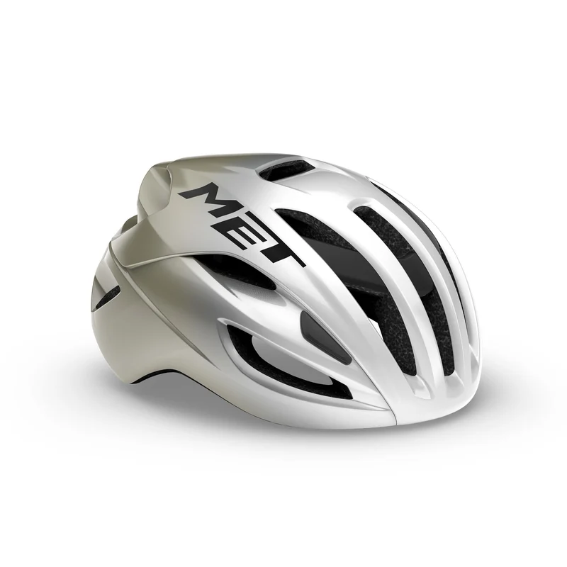 Met Rivale Mips Helm Silber/Grau Glänzend