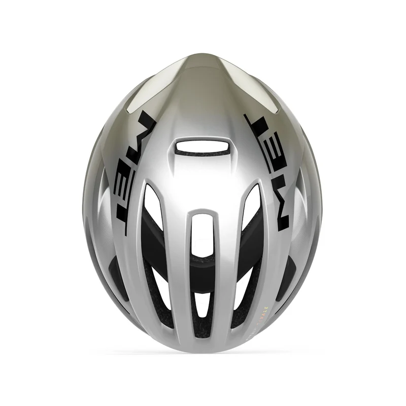 Met Rivale Mips Helm Silber/Grau Glänzend