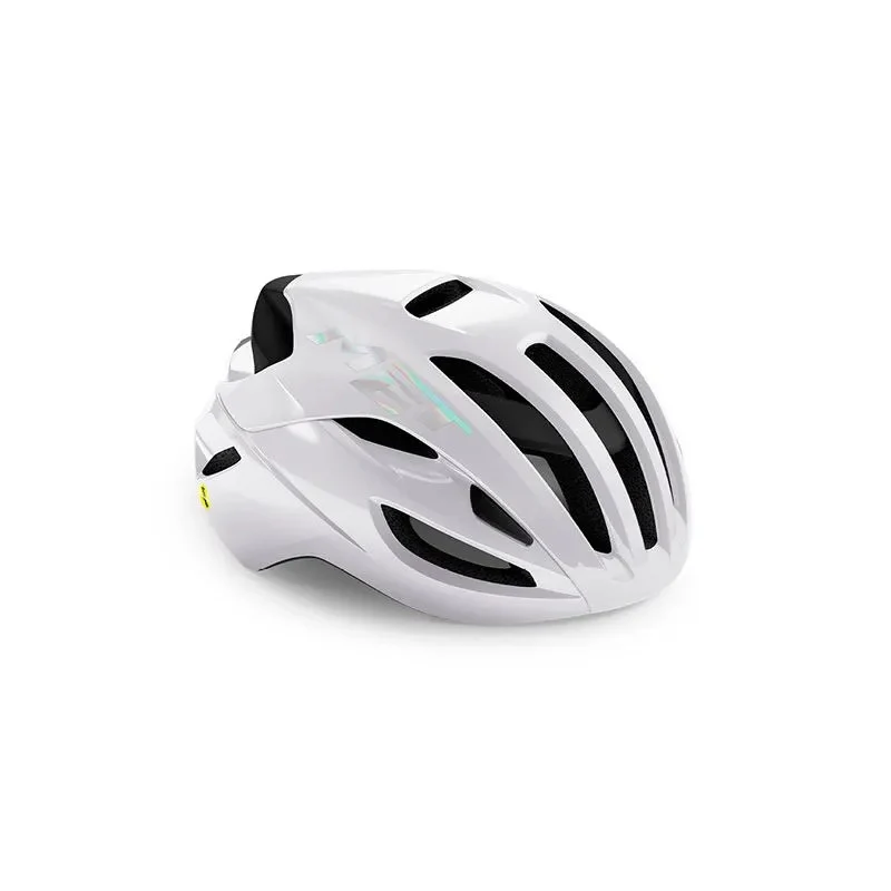 Met Rivale Mips Helm Weiß Glänzend