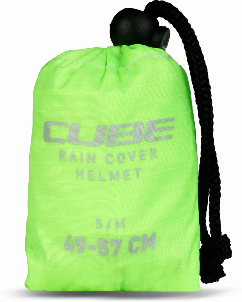 Cube Helm Regenüberzug green