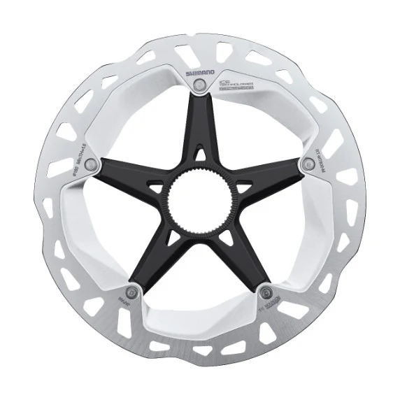 Bremsscheibe Shimano RT-MT800 Center Lock Ice Technologies Freeza 180 mm Schwarz/Grau