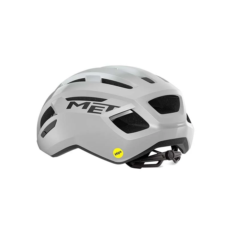 Met Vinci Mips Helm Weiß/Silber Glänzend