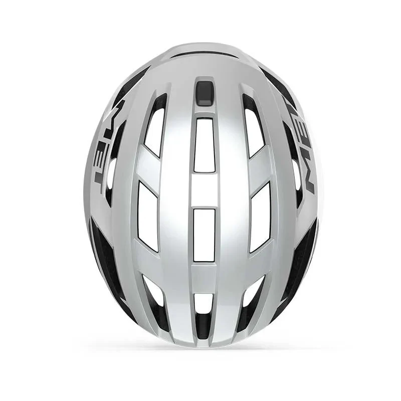 Met Vinci Mips Helm Weiß/Silber Glänzend
