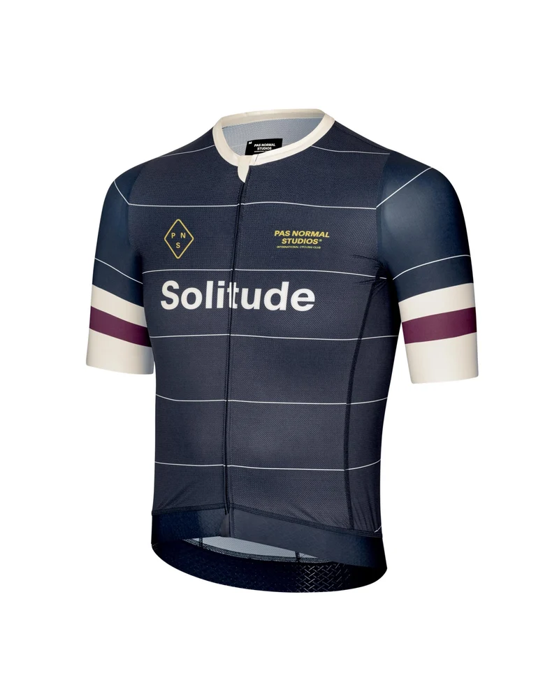 Kurzarmtrikot Solitude Late Drop Pas Normal Studios Herren Navy
