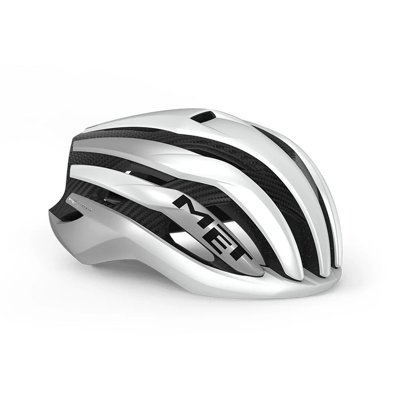 Met Trenta 3K Carbon Mips Helm Weiß/Metallic Silber