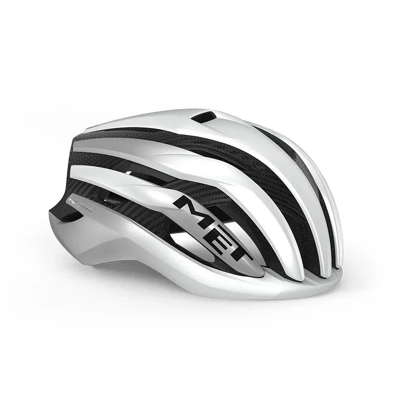 Met Trenta 3K Carbon Mips Helm Weiß/Metallic Silber