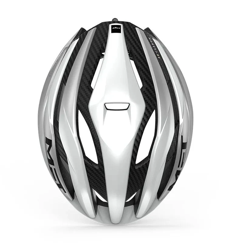 Met Trenta 3K Carbon Mips Helm Weiß/Metallic Silber