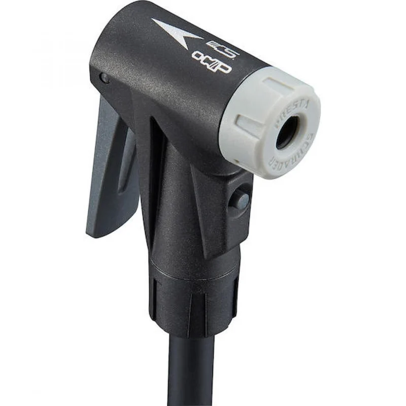 Merida Standpumpe Dual Gauge 63,5 cm Schwarz - dualem Manometer für MTB & Road