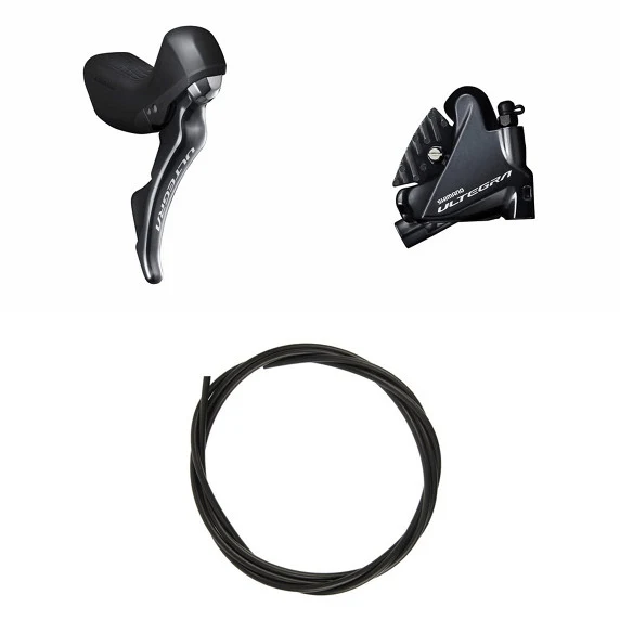 Hinteres Scheibenbremsen-Kit Shimano Ultegra ST-R8020/BR-R8070/Leitung Schwarz
