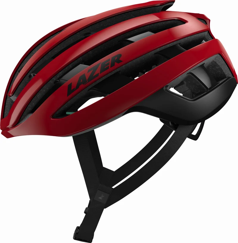 Lazer Z1 KinetiCore Rennrad-Helm metallic red