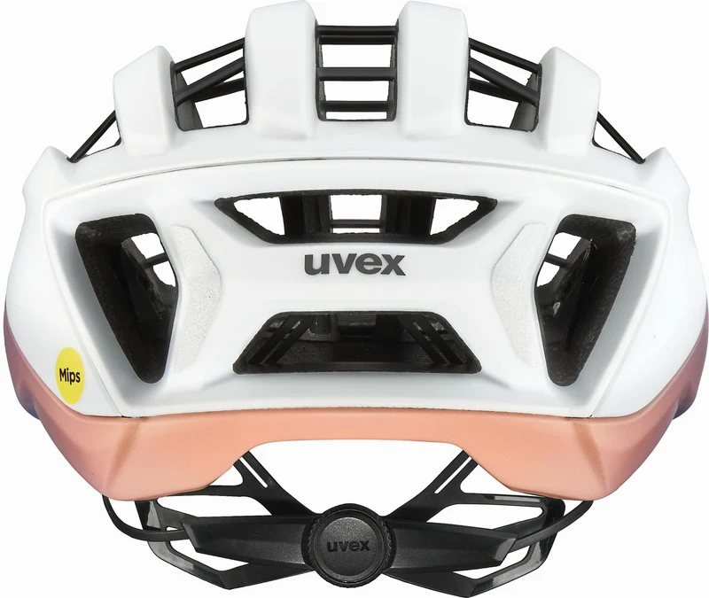 Uvex Surge Aero Mips Rennrad-Helm white-lilac apricot matt