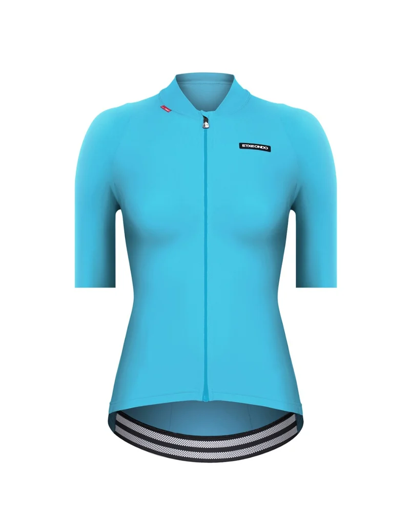 Alda 110LW Kurzarmtrikot Etxeondo Damen Himmelblau