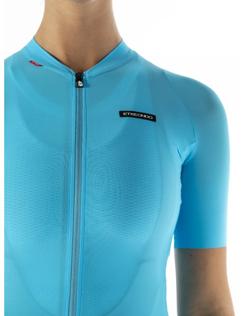 Alda 110LW Kurzarmtrikot Etxeondo Damen Himmelblau