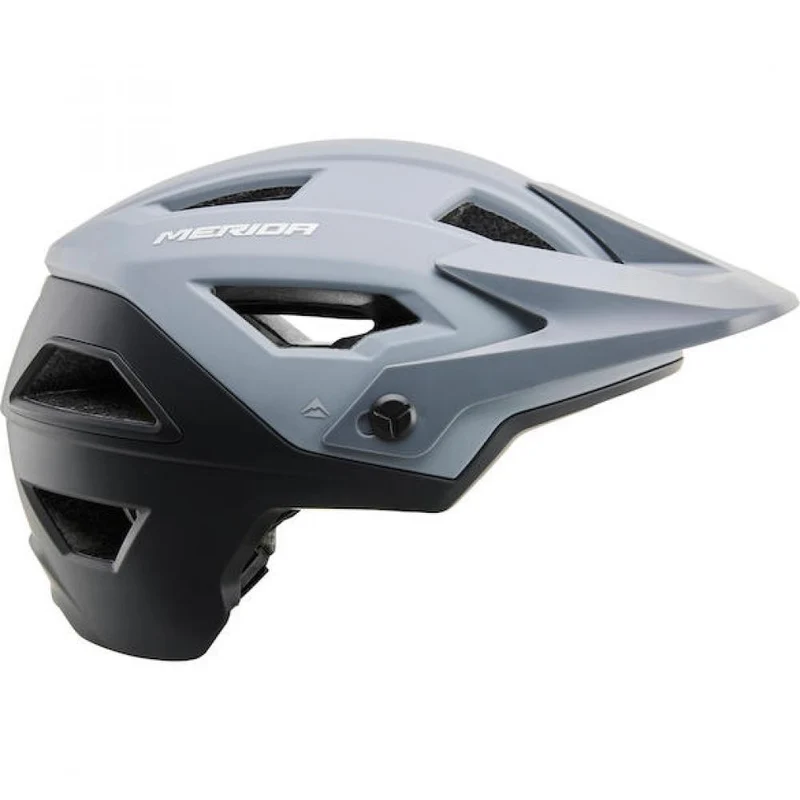 Merida Helm Trailbanger grau/schwarz 58-62 cm - leichter Enduro- und Trail-Schutz