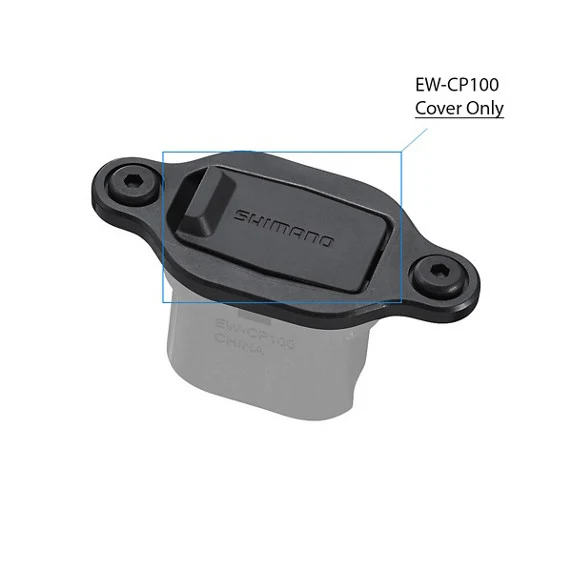 Ladeanschluss-Abdeckung Shimano EW-CP100 Schwarz