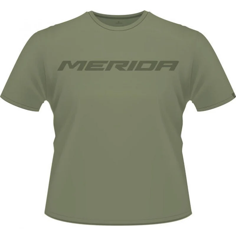 Merida T-Shirt MERIDA MY25 grün S Grün - atmungsaktives Freizeit- und Bike-Shirt