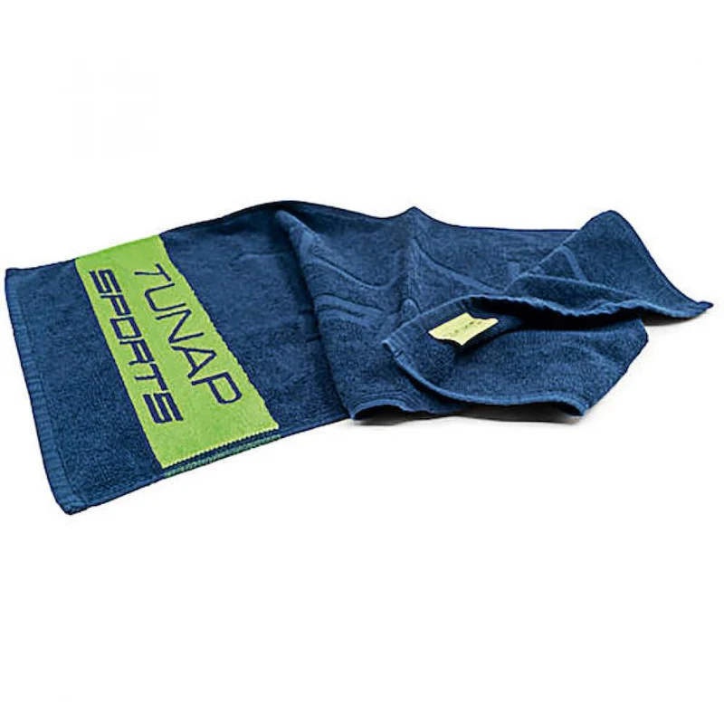 Tunap Sports Handtuch 80 x 40 cm Blau - Robustes Sporthandtuch für Radfahrer