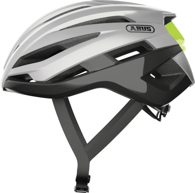 StormChaser Rennradhelm Abus Gleam Silver