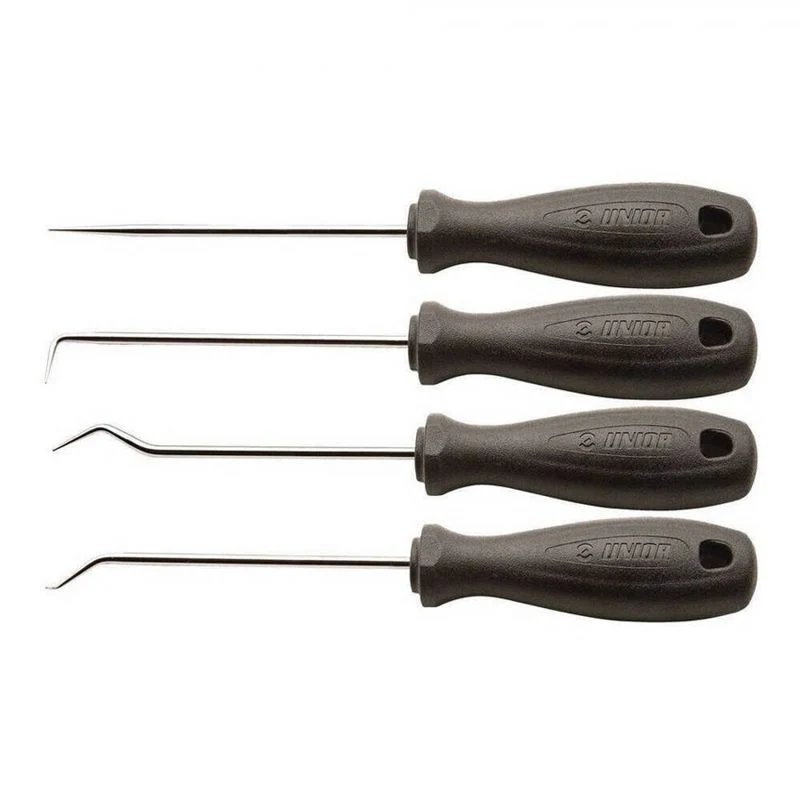 Haken-Werkzeugsatz Unior 639PB Dämpfer-O-Ringe Schwarz