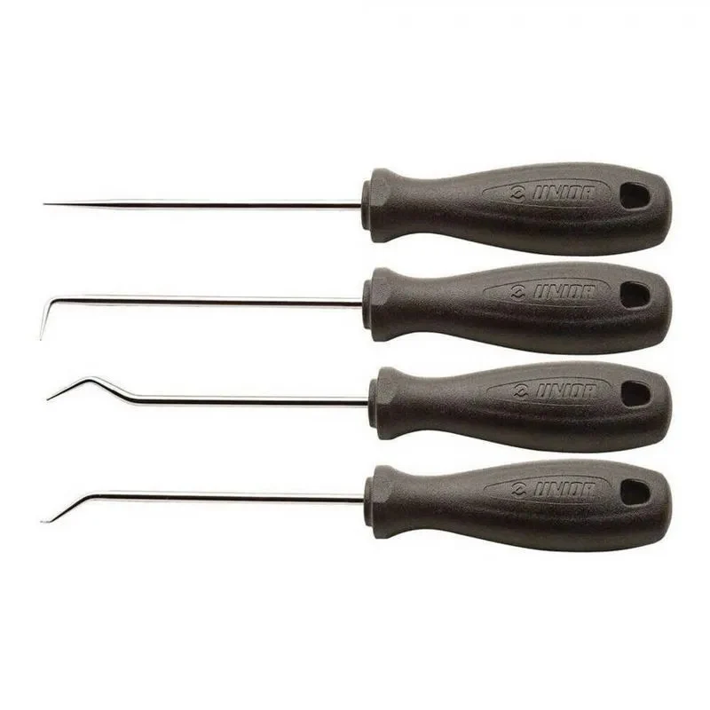 Haken-Werkzeugsatz Unior 639PB Dämpfer-O-Ringe Schwarz