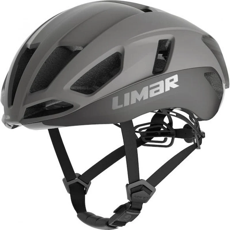 Limar Air Atlas + Mips Matt M Grau - aerodynamischer Rennradhelm mit Top-Belüftung