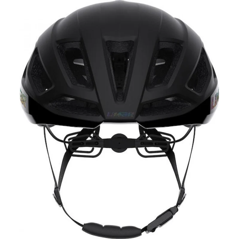 Limar Air Atlas Iridescent Matt Black L Schwarz - aerodynamischer Rennradhelm mit Top-Belüftung