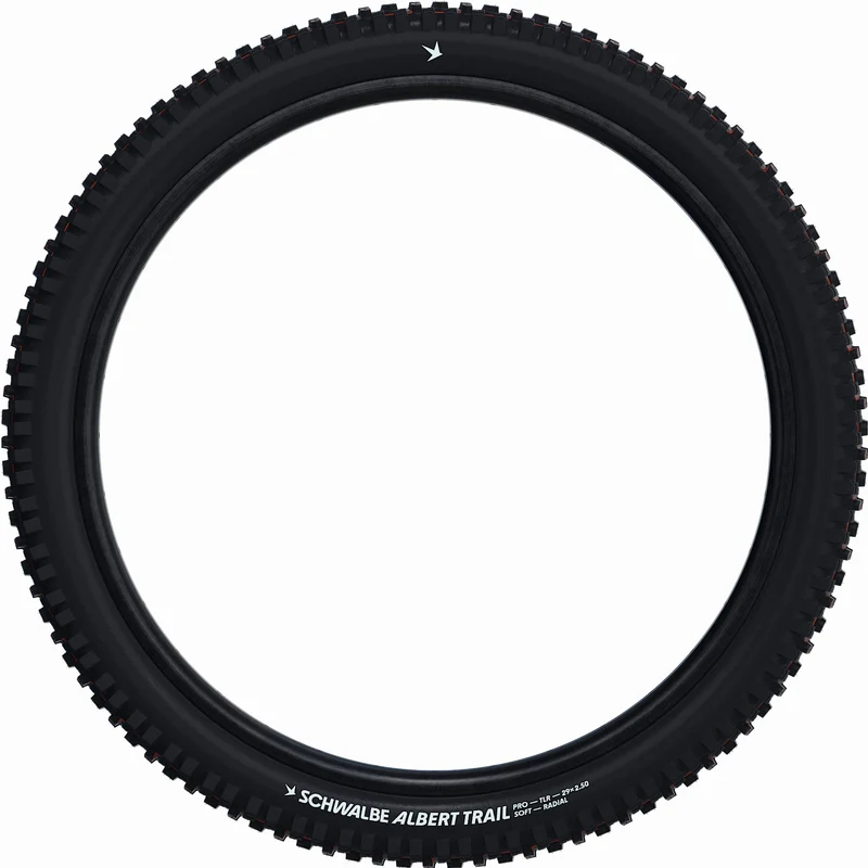 Schwalbe Albert Gravity Pro Radial B, Evolution Line, TLR E-MTB Faltreifen 27,5" Addix Soft schwarz-skin