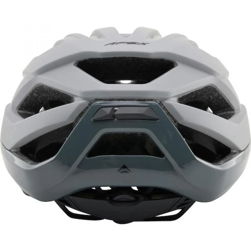 Merida Helm Apex grau 58-62 cm Grau - leichter Stradenhelm mit Top-Belüftung