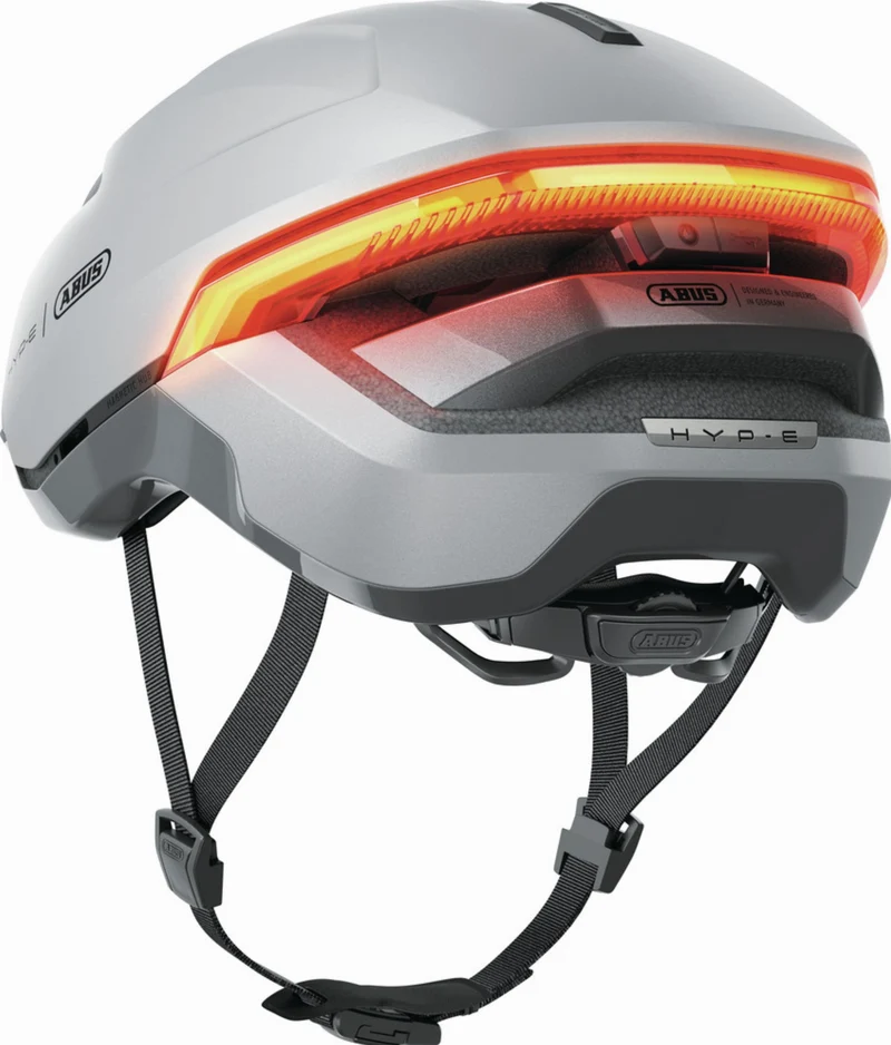 Abus Hyp-E Helm gleam silver