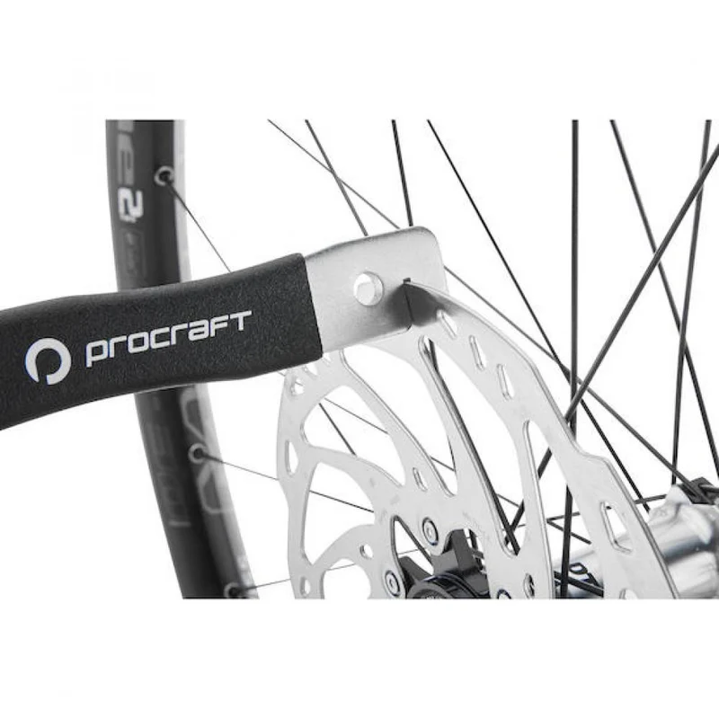 Procraft Bremsscheiben Richtwerkzeug Essential Größe Universal Schwarz/ Silber - präzises Ausrichten von Bremsscheiben