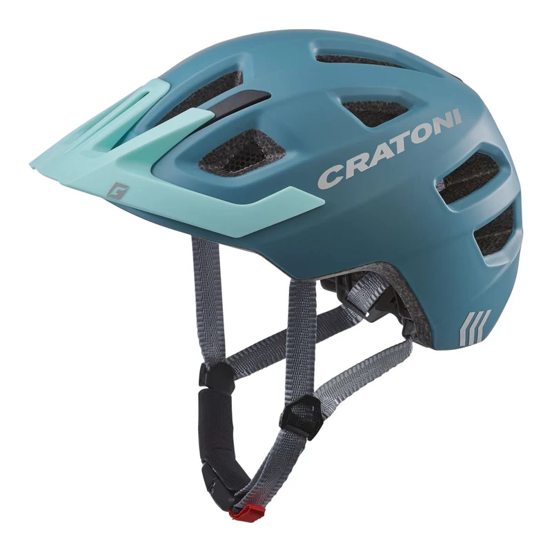 Cratoni Maxster Pro Kinder-Helm steel-blue matt