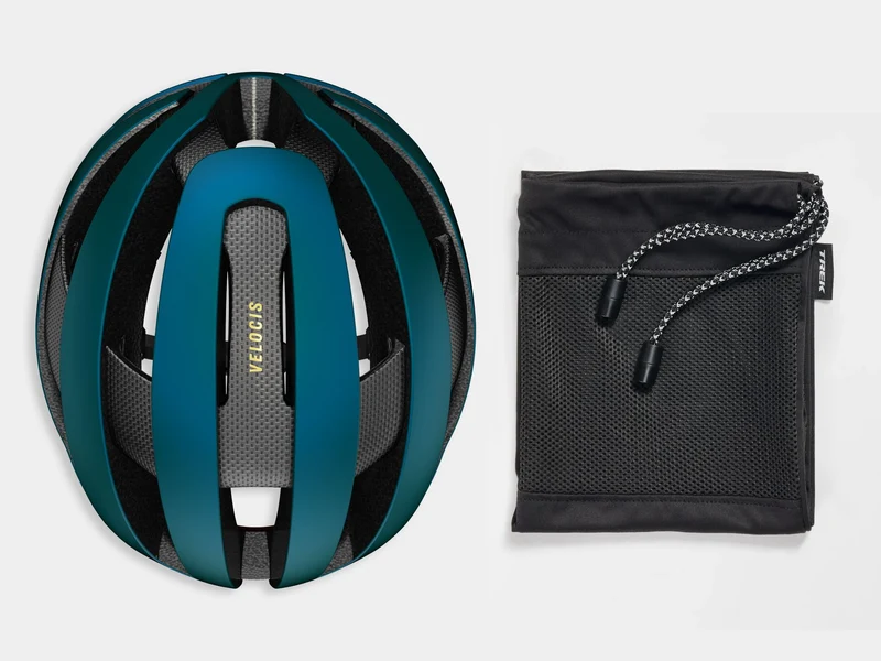 Trek Velocis Mips Rennrad-Helm dark aquatic