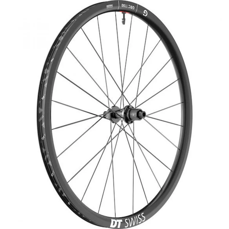 DT Swiss Laufrad GRC 1100 DICUT 29" 622 x 30 mm Schwarz - leichtes Carbon-Gravelrad