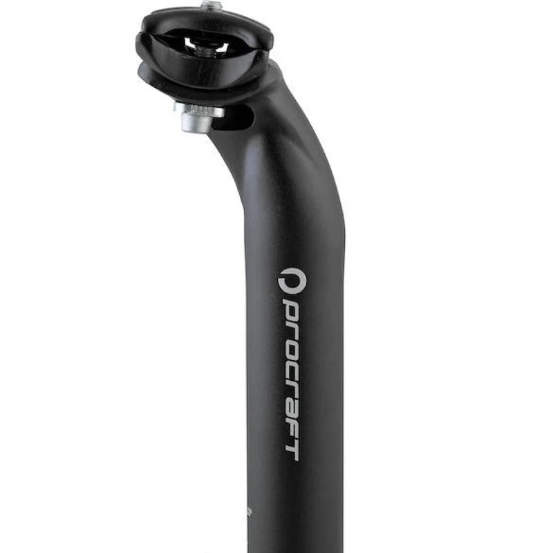 Procraft Sattelstütze Classic 2-Bolt Ø 27,2 x 400 mm Schwarz - robuste Präzisionsstütze