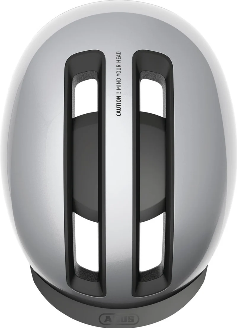 Abus Hud-Y Helm gleam silver