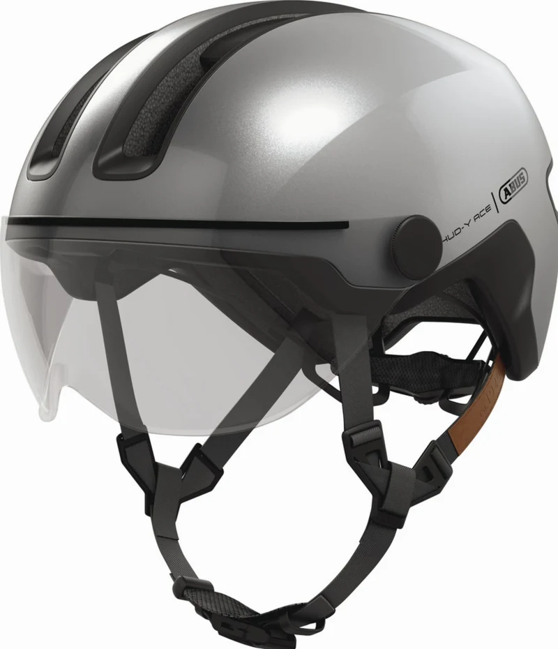 Abus Hud-Y Ace Helm gleam silver