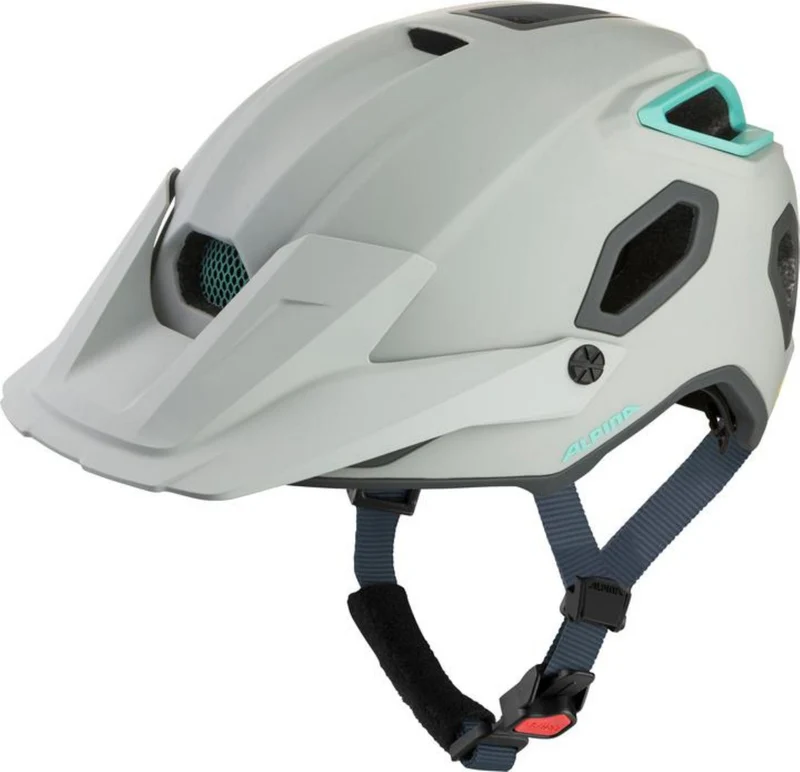 Alpina Croot Mips MTB-Helm smoke-grey turquoise matt