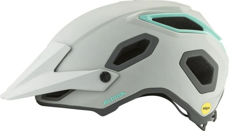 Alpina Croot Mips MTB-Helm smoke-grey turquoise matt