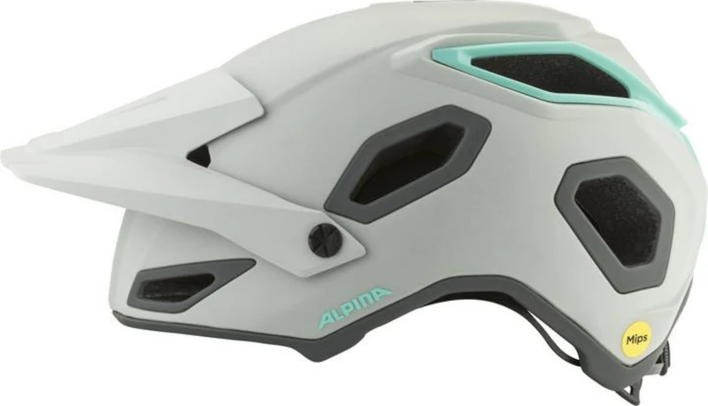 Alpina Croot Mips MTB-Helm smoke-grey turquoise matt