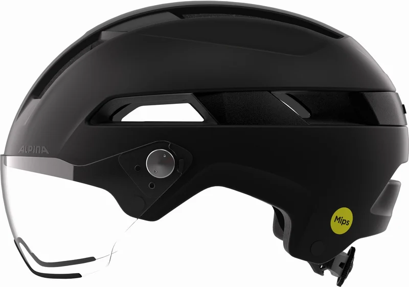 Alpina Bloom Visor Mips Helm black matt