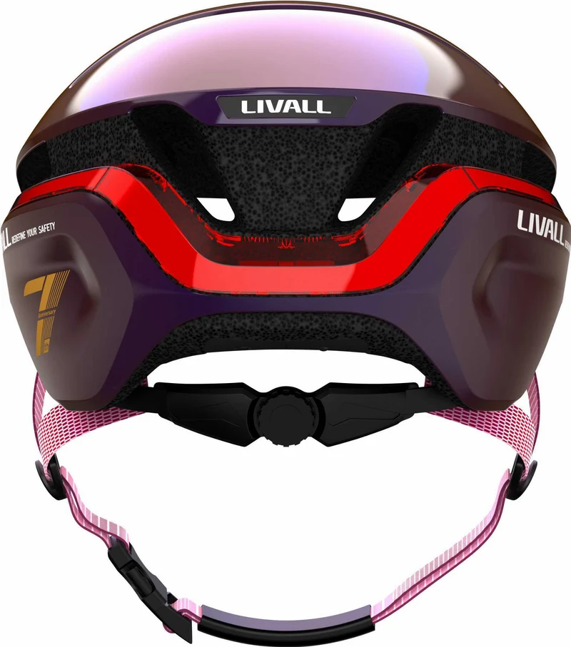 B-Ware - Livall EVO21 Helm + BR 80 Fernbedienung violett (Gebrauchtware)