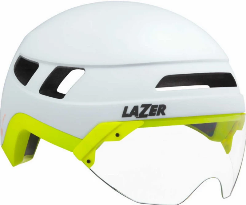 B-Ware - Lazer Urbanize NTA MIPS Helm + LED matte white flash yellow (Gebrauchtware)