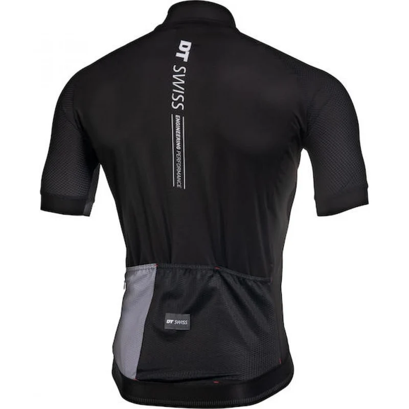 DT Swiss Trikot New Road schwarz S Schwarz - atmungsaktives Rennrad-Trikot für lange Touren