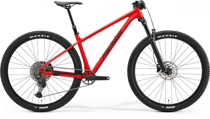 Merida BIG.NINE TR 600 III1 L MATT RED(BLACK) - modernes Hardtail-MTB für Trail und Tour