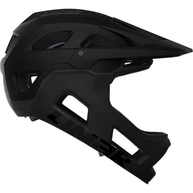 Limar Livigno + Mips Matt Black L Schwarz - leichter Fullface-Helm mit maximalem Schutz