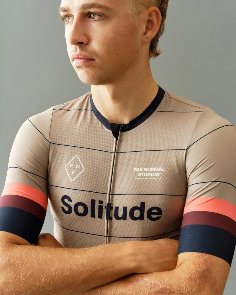 Kurzarmtrikot Solitude Late Drop Pas Normal Studios Herren Beige