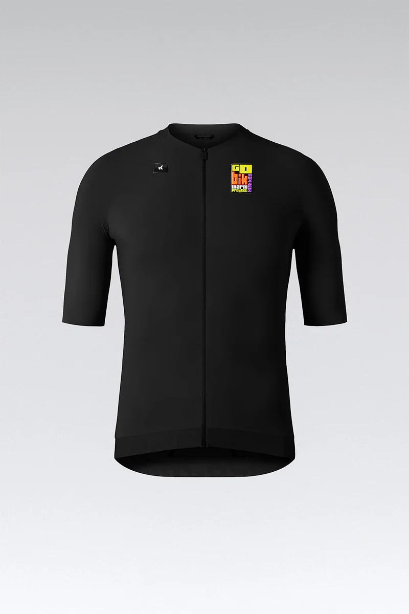 Kurzarmtrikot CX Solid HK Gobik Unisex Schwarz