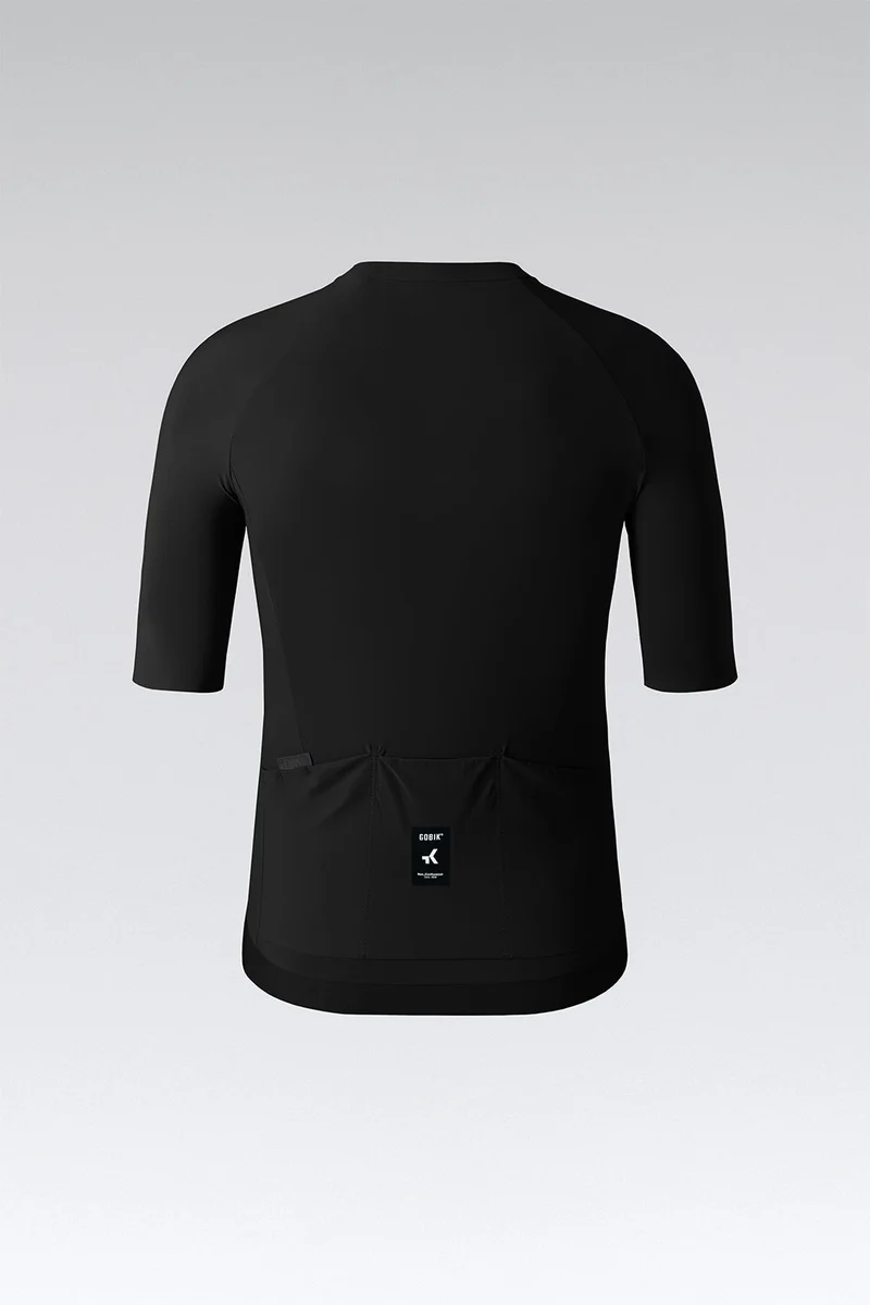 Kurzarmtrikot CX Solid HK Gobik Unisex Schwarz