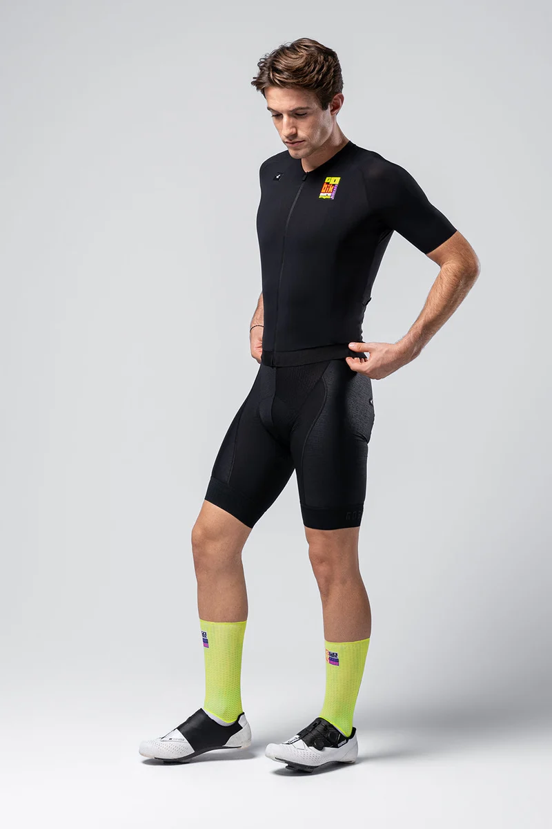 Kurzarmtrikot CX Solid HK Gobik Unisex Schwarz