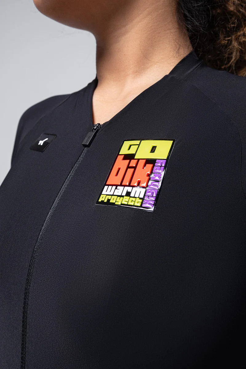 Kurzarmtrikot CX Solid HK Gobik Unisex Schwarz